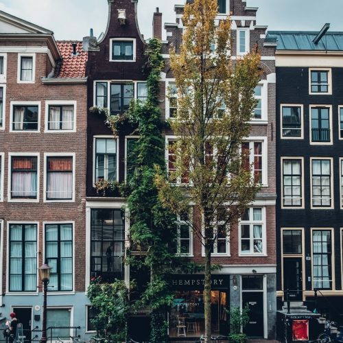 amsterdam-houses τα κλασσικά σπιτάκια του Άμστερνταμ