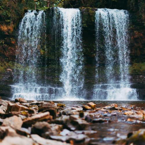 Brecon-Beacons καταρράκτες στο Εθνικό πάρκο Brecon Beacons