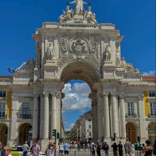 arc-de-rua-augusta η πύλη της Rua Augusta στην Λισαβόνα