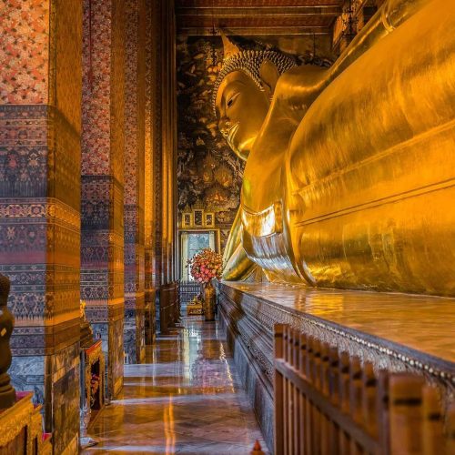Reclining-Buddha-bangkok ξαπλωμένος Βούδας στην Μπανγκόκ