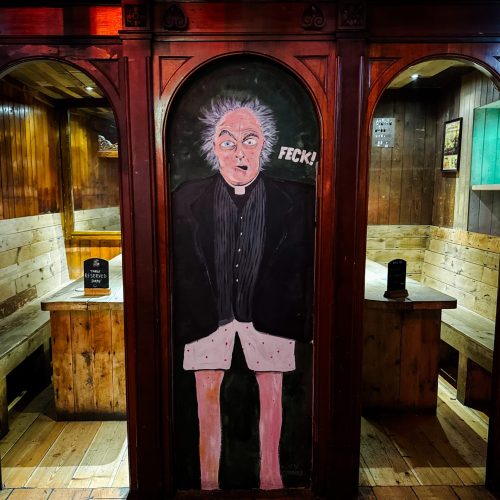 the-celt τοιχογραφία σε pub στο Δουβλίνο